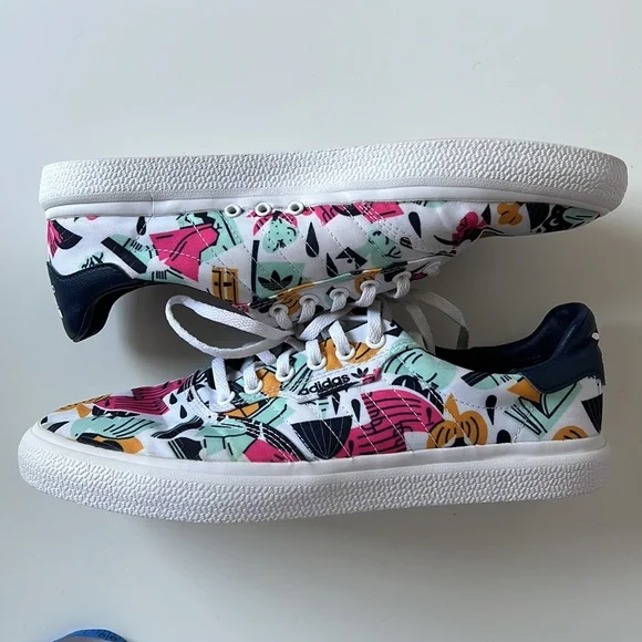 Adidas Originals 3MC Vulc Skateboarding White Lace Up Mens Trainers DB3607 sz10 - Picture 2 of 14